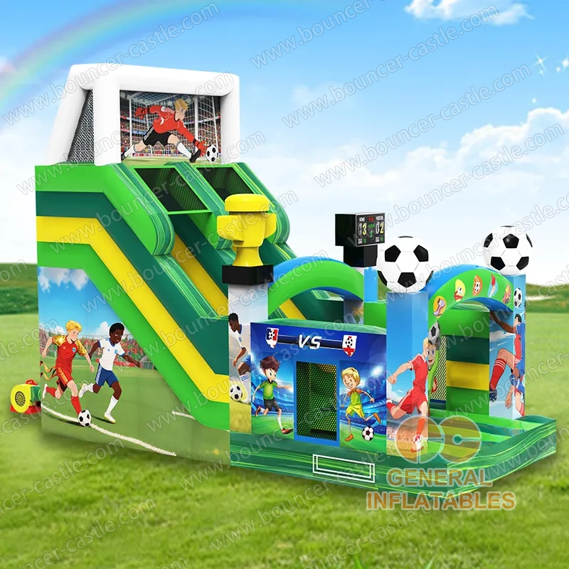 Football Inflatable Slide